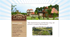 Desktop Screenshot of maerchenpark-duftgarten.de